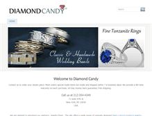 Tablet Screenshot of diamondcandy.com